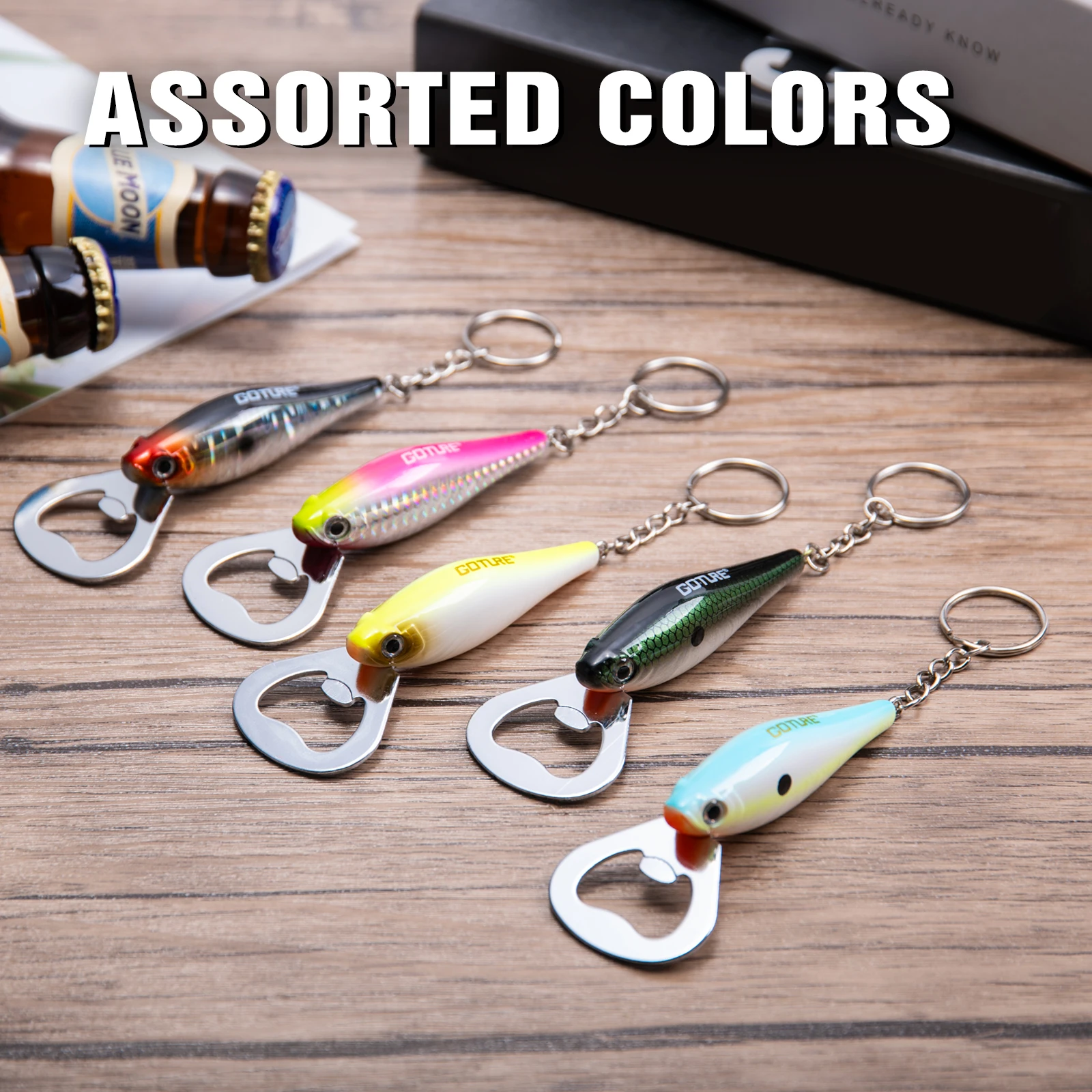 Kitchen Gadgets For Seniors - Goture-rebotellas con señuelo de pesca, accesorio