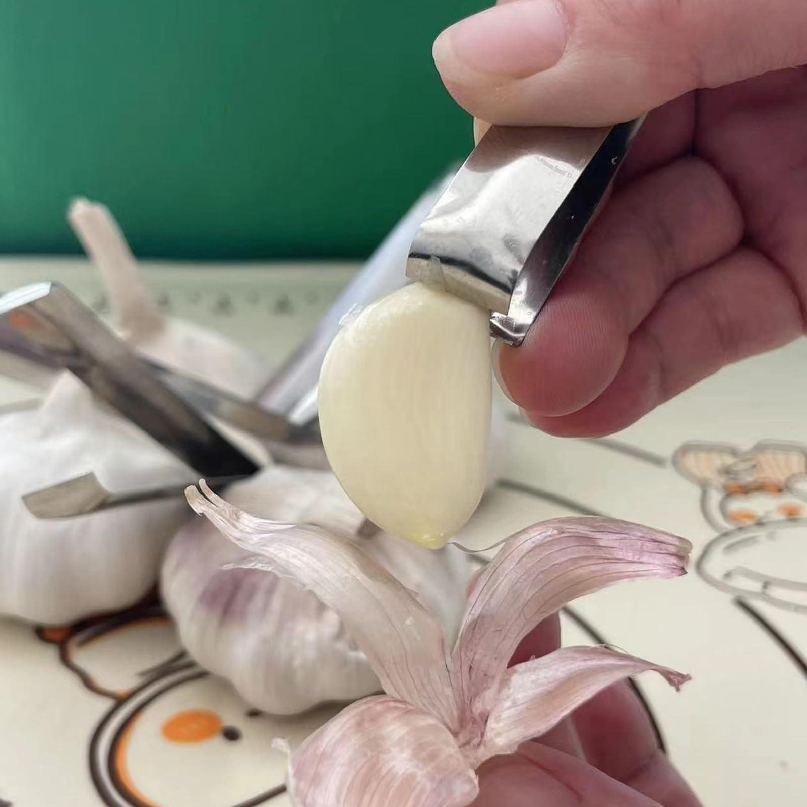 Kitchen Gadgets Peeler - Juego de pelador de ajos y