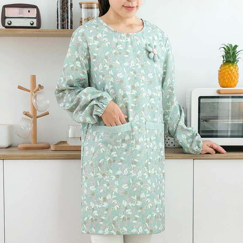Kitchen Gadgets For Women - Delantal de algodón de manga larga
