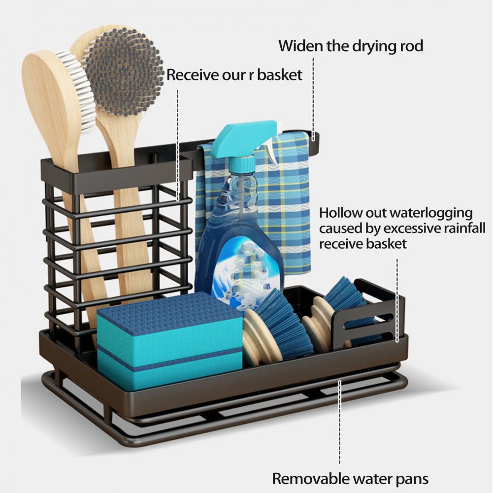 Kitchen Gadgets Holder - Estante de Almacenamiento para Fregadero, Práctico