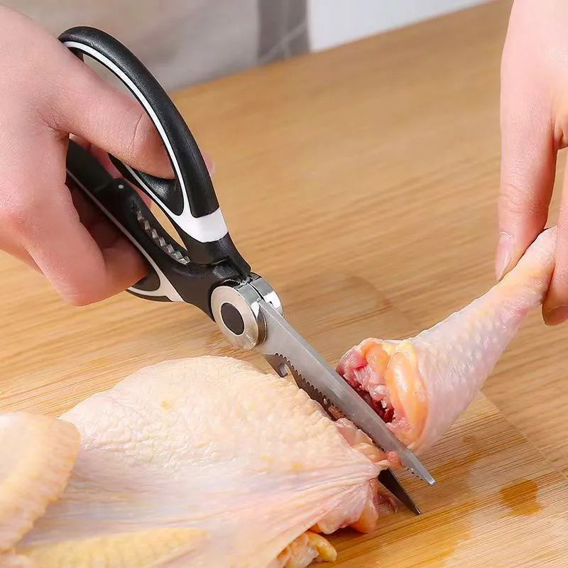 Kitchen Gadgets Latest - Tijeras de cocina de acero inoxidable,