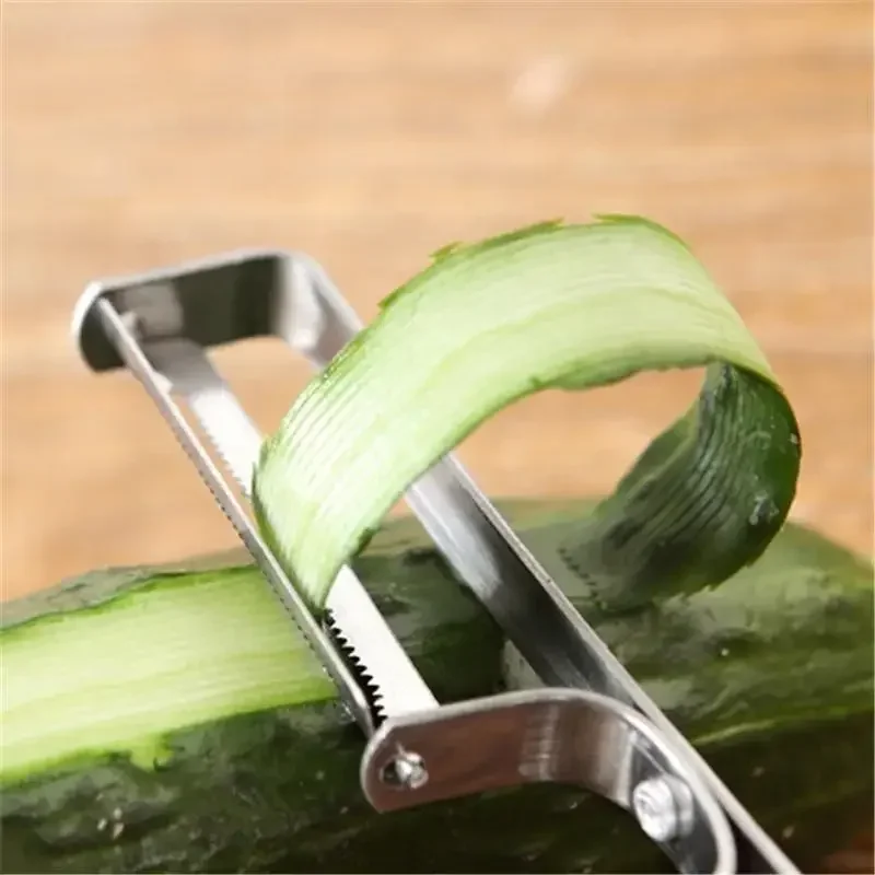 Kitchen Gadget Amazon - Cepillo multifuncional de acero inoxidable, pelador