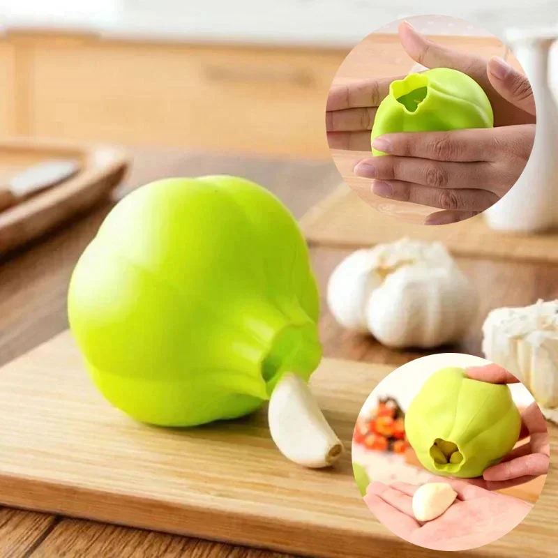 Kitchen Gadgets Peeler - Pelador de ajo de silicona, eliminador