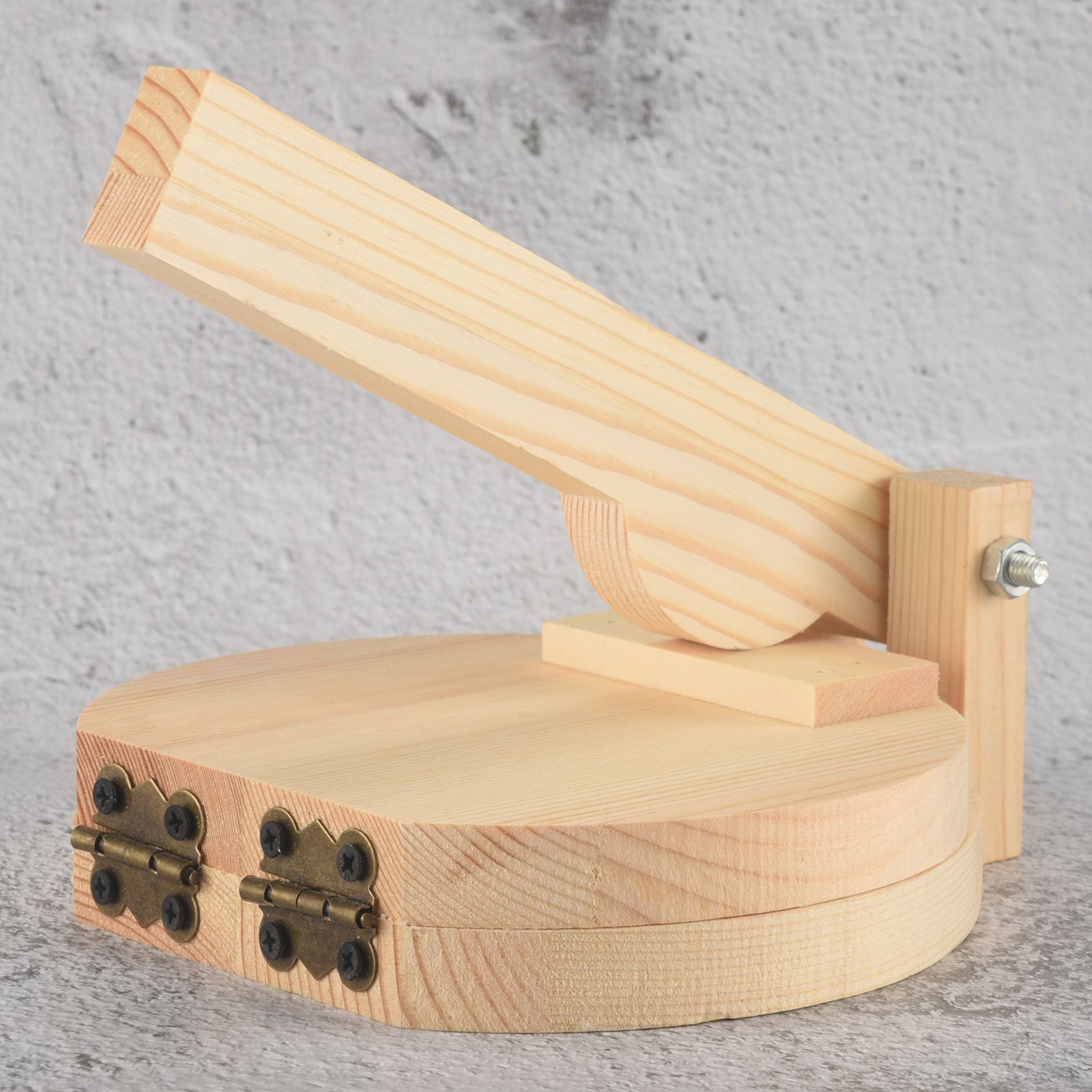 Kitchen Gadgets Roti Maker - Prensa para Tortillas de Madera Y42A,
