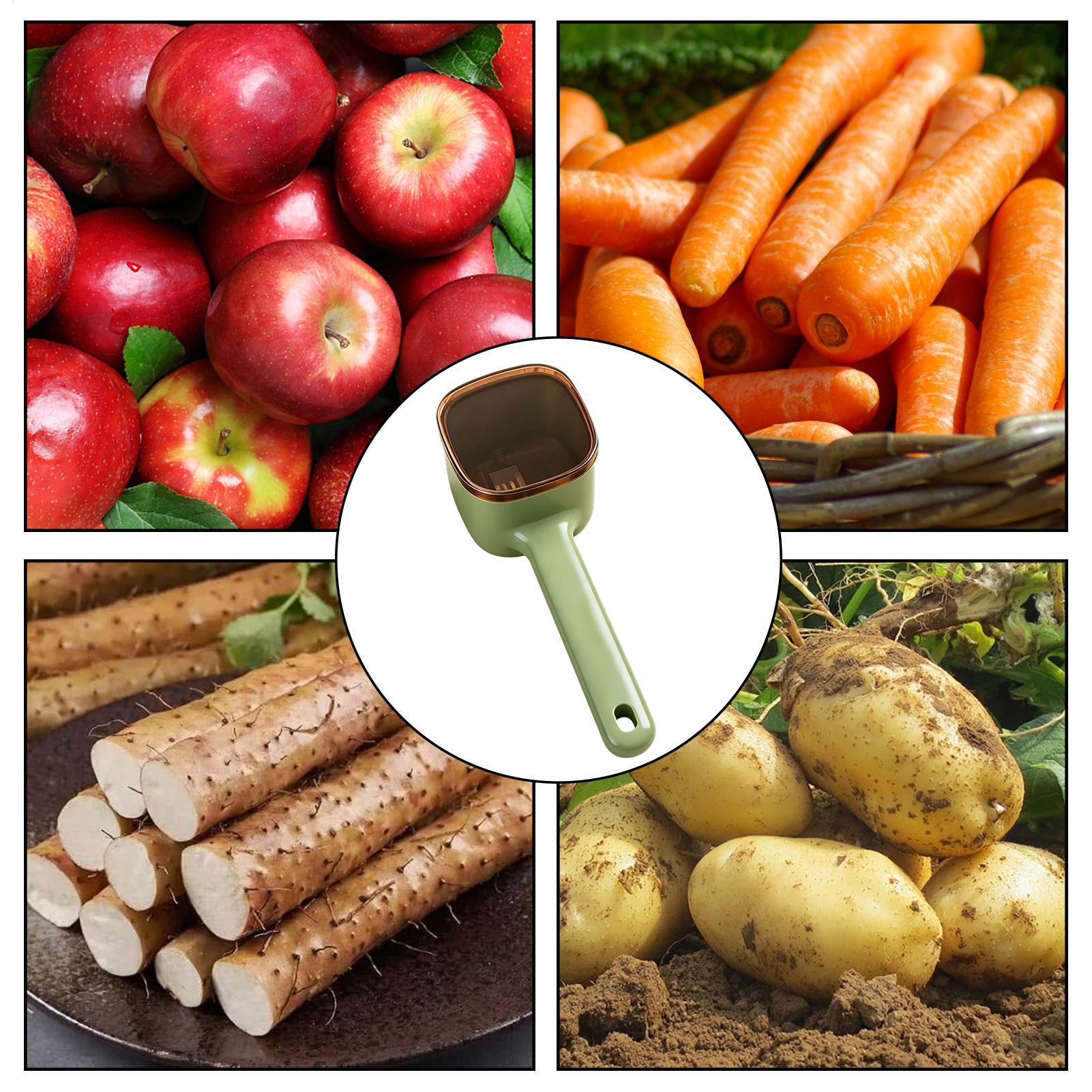 Kitchen Gadgets Peeler - Pelador con caja de almacenamiento, utensilio