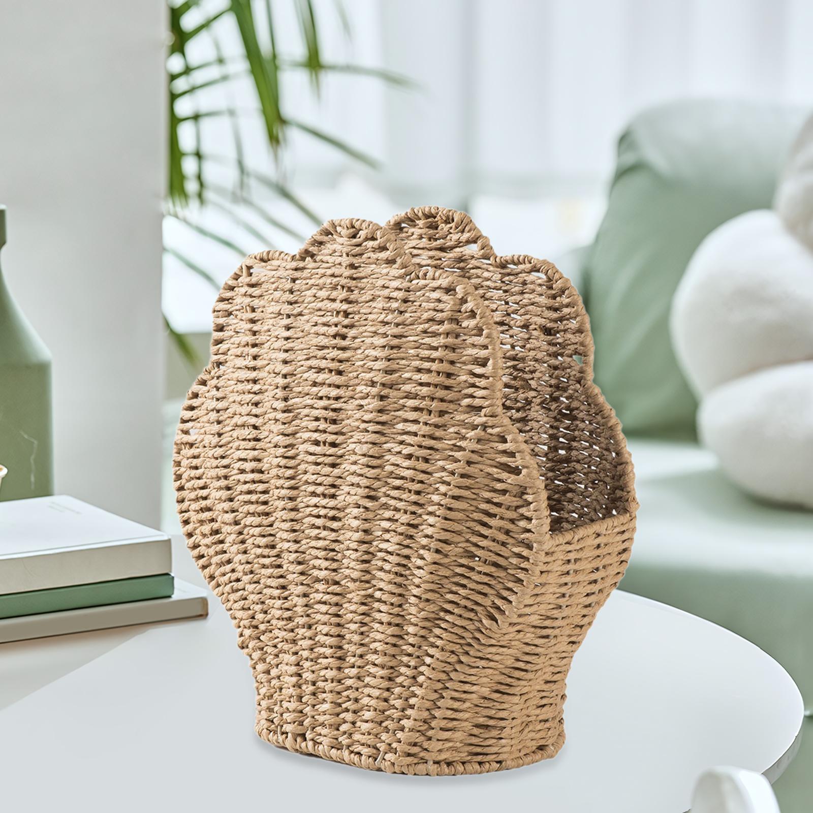 Kitchen Room Gadgets - Cesta de almacenamiento tejida DIY, contenedor