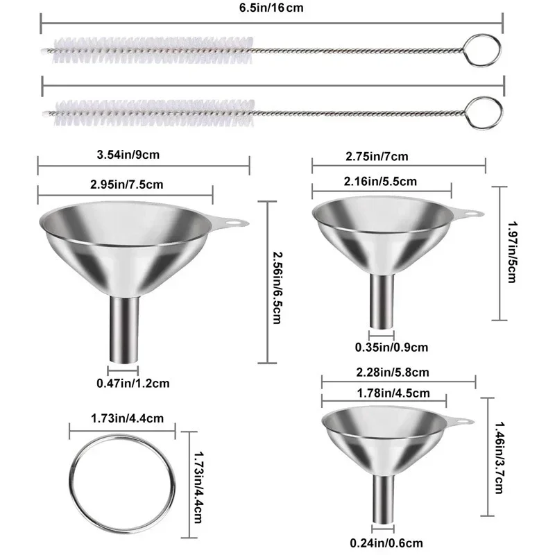 Juego de embudos de cocina de  - Kitchen Gadgets Latest reseña y precio