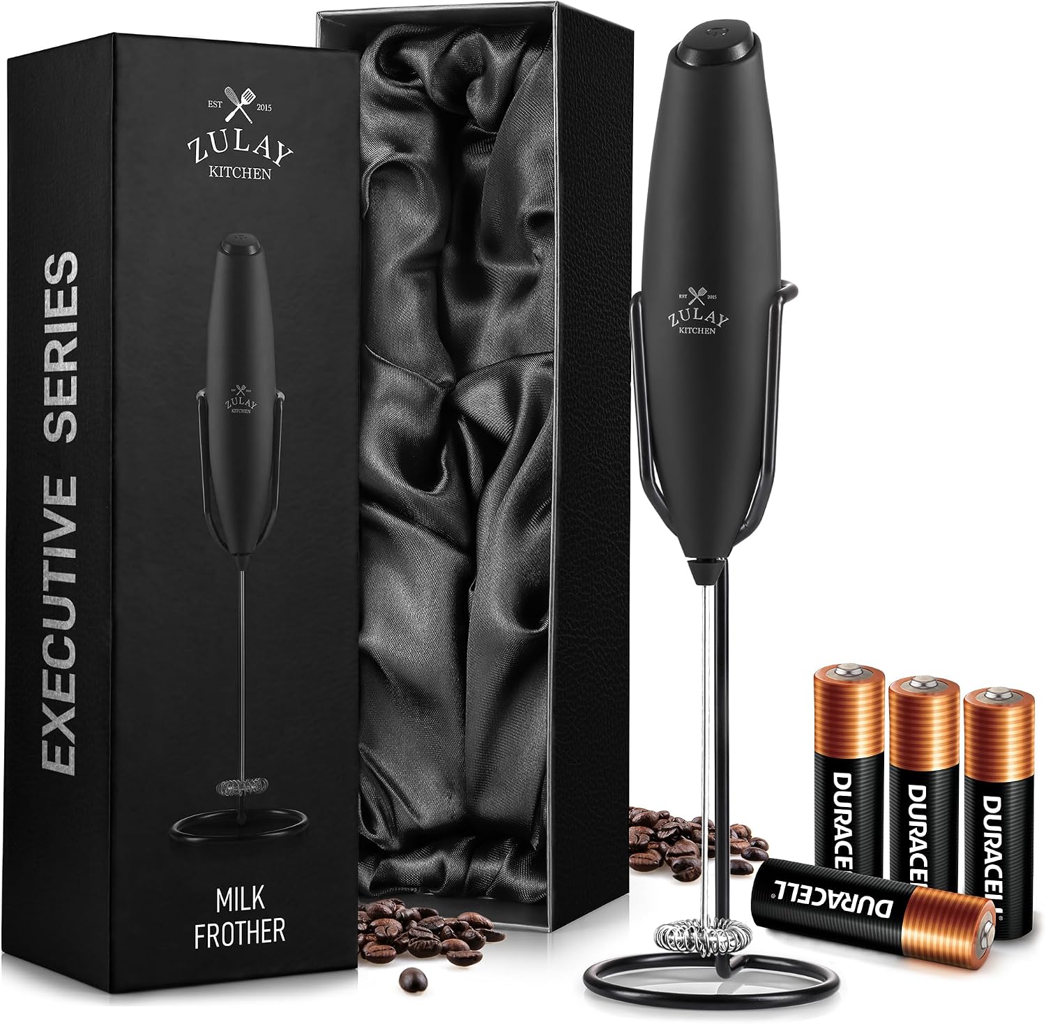 Espumador de leche eléctrico,  - Milk Frother reseña y precio