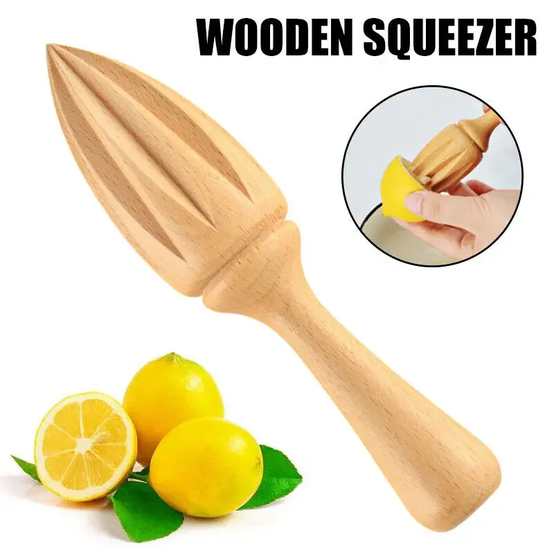 Exprimidor de limón de madera  - Citrus Lemon Squeezer reseña y precio