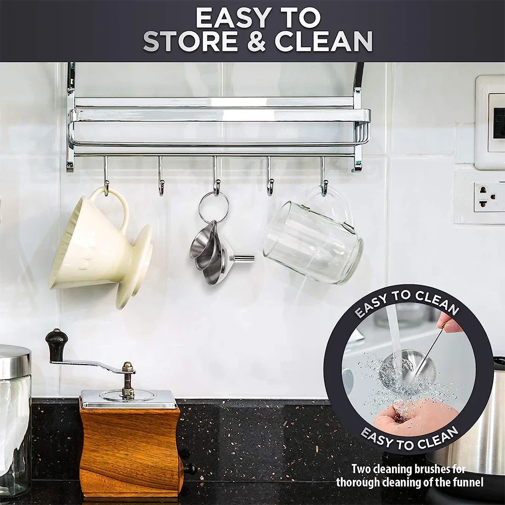 Juego de embudo de cocina de a - Kitchen Gadgets Latest reseña y precio