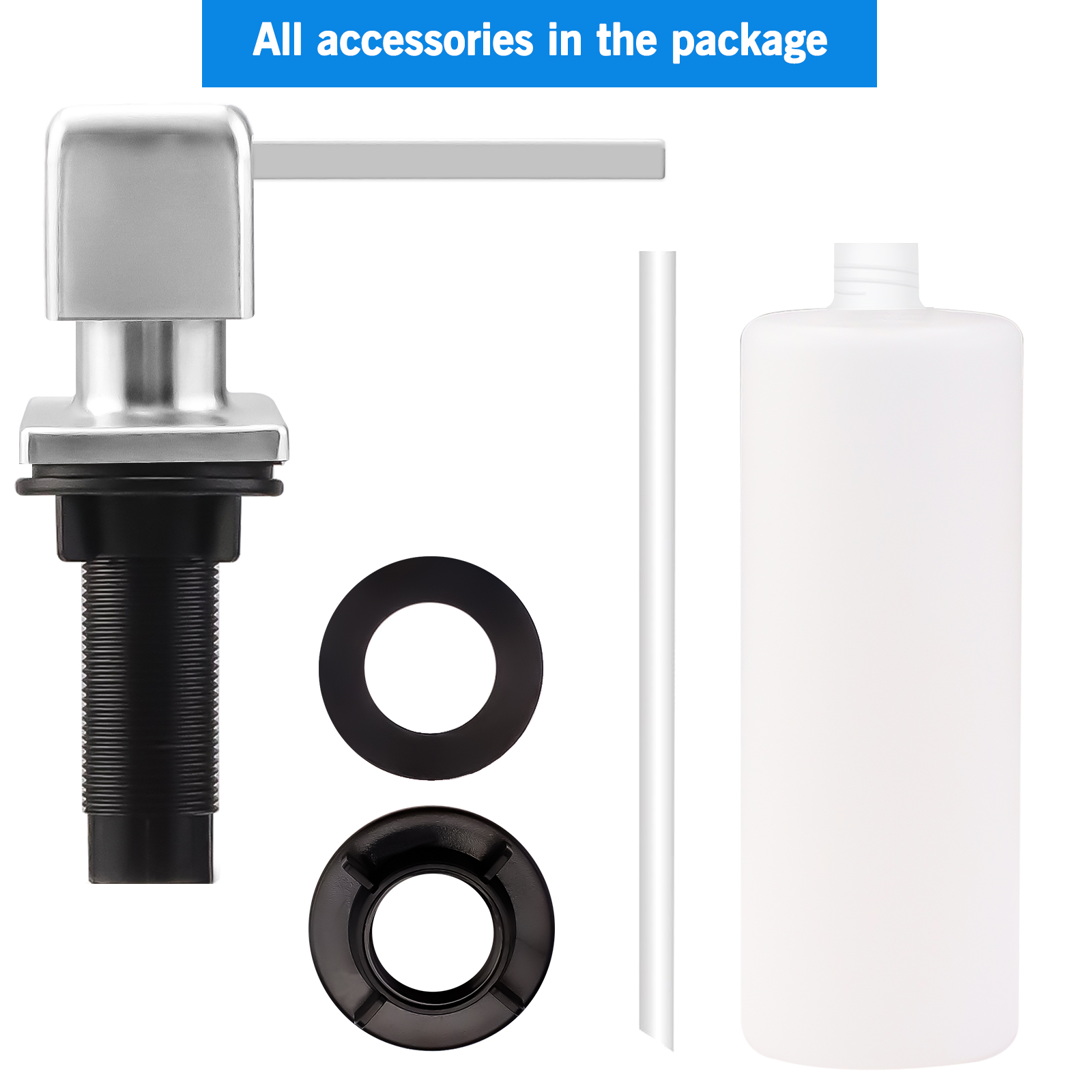 Dispensador de jabón de níquel - Kitchen Gadgets Gold reseña y precio