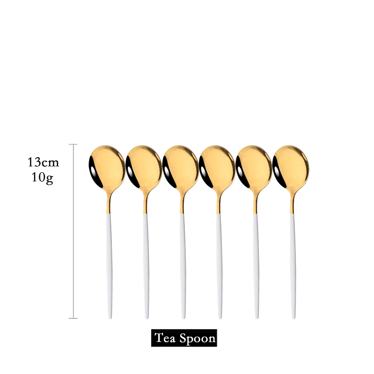 Cuchara de té de oro blanco co - Kitchen Gadgets Gold reseña y precio