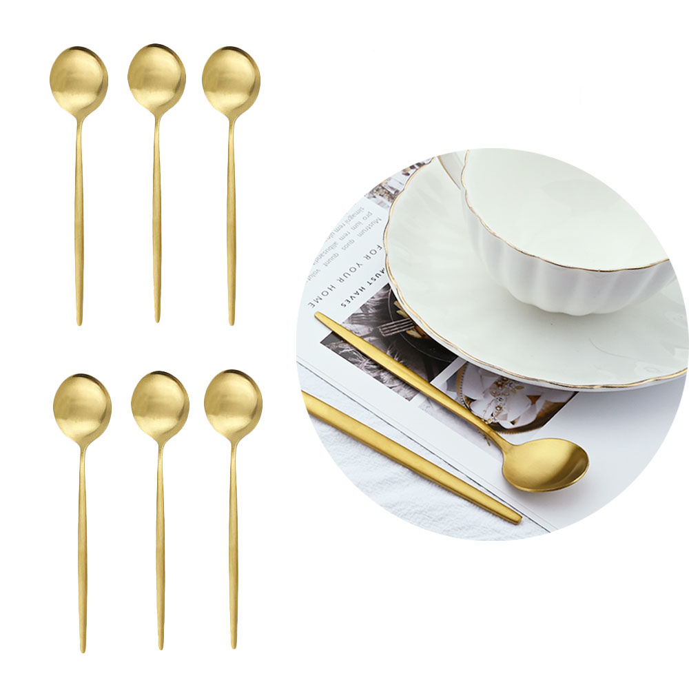 Cuchara de té de acero inoxida - Kitchen Gadgets Gold reseña y precio