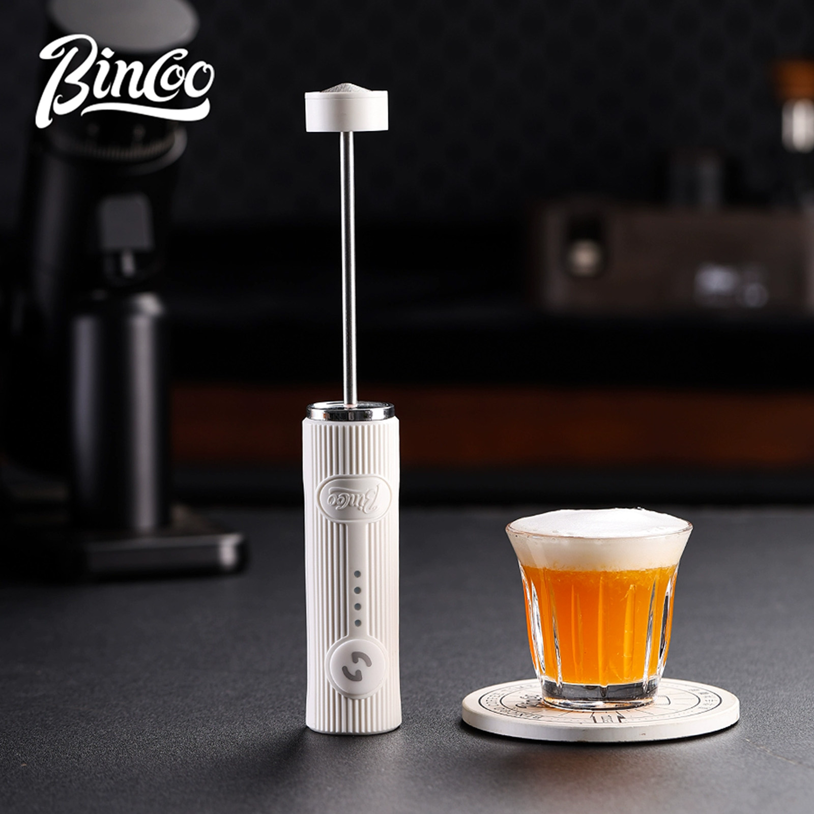Bincoo nuevo Espumador de lech - Milk Frother reseña y precio