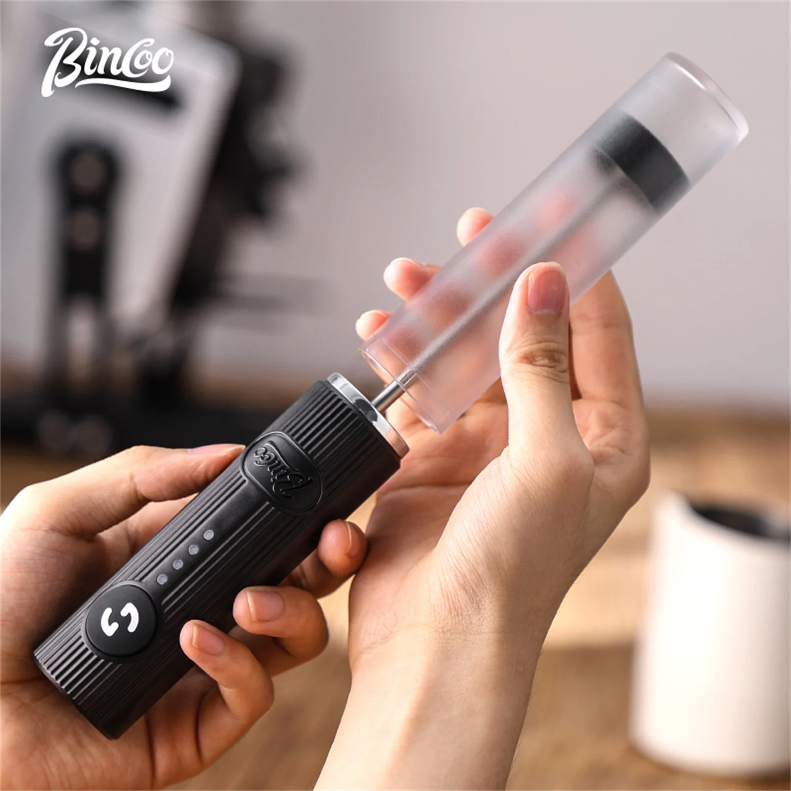 Bincoo nuevo Espumador de lech - Milk Frother reseña y precio
