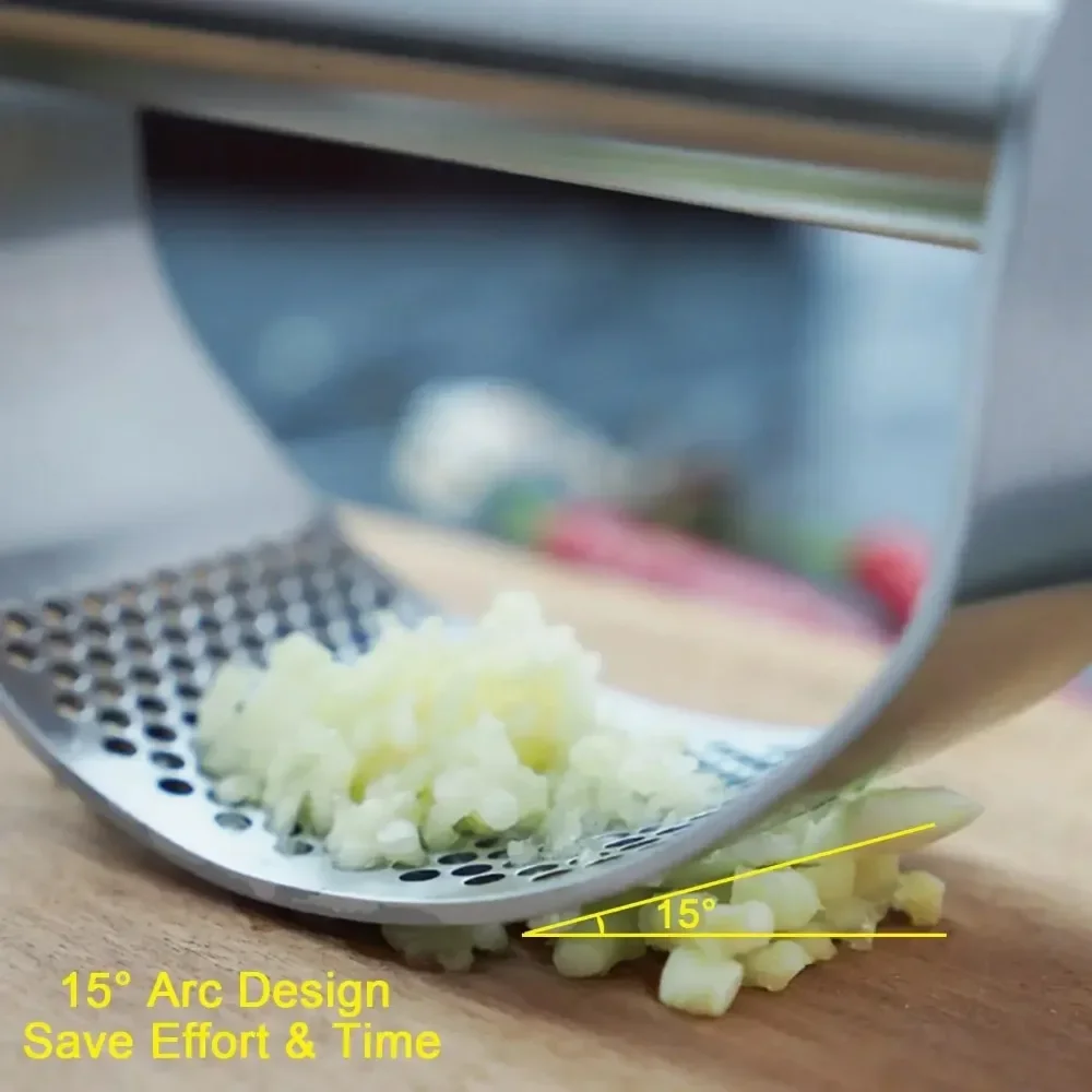 Exprimidor de ajo de acero ino - Kitchen Gadget Amazon reseña y precio