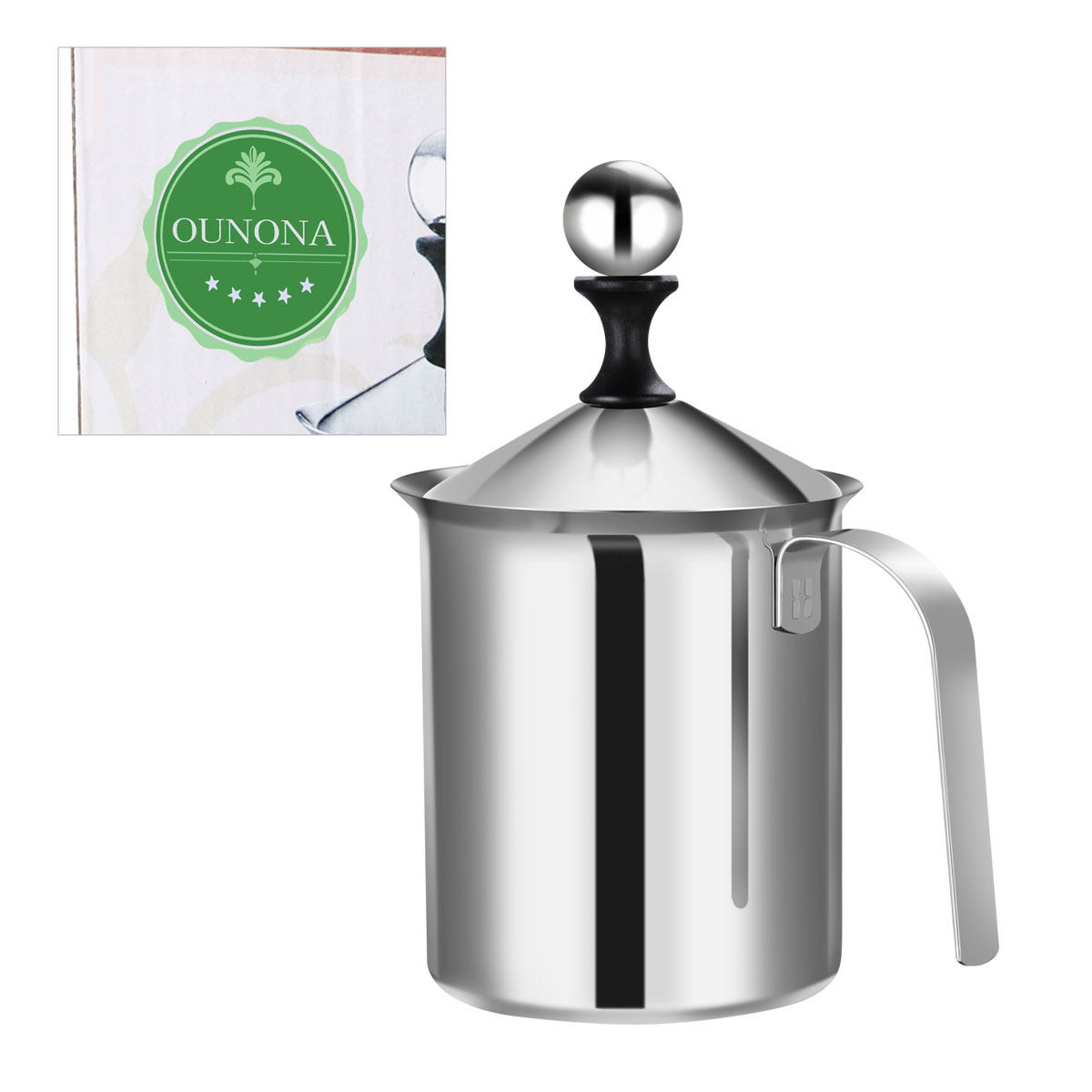 Espumador de leche de acero in - Milk Frother reseña y precio