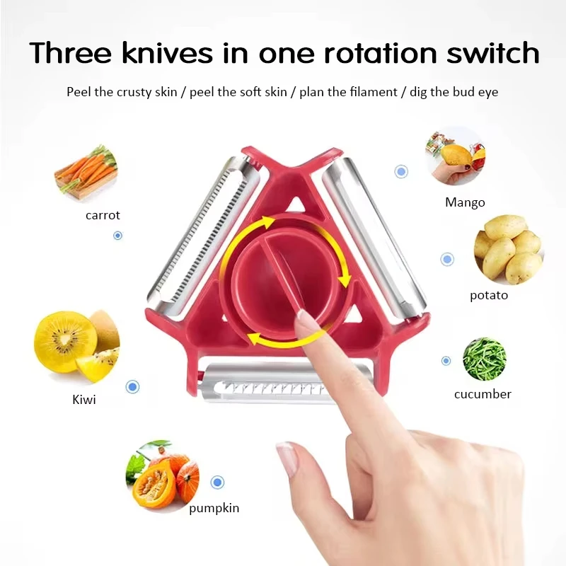 Juego de peladores Trio de 1 p - Kitchen Gadgets Peeler reseña y precio