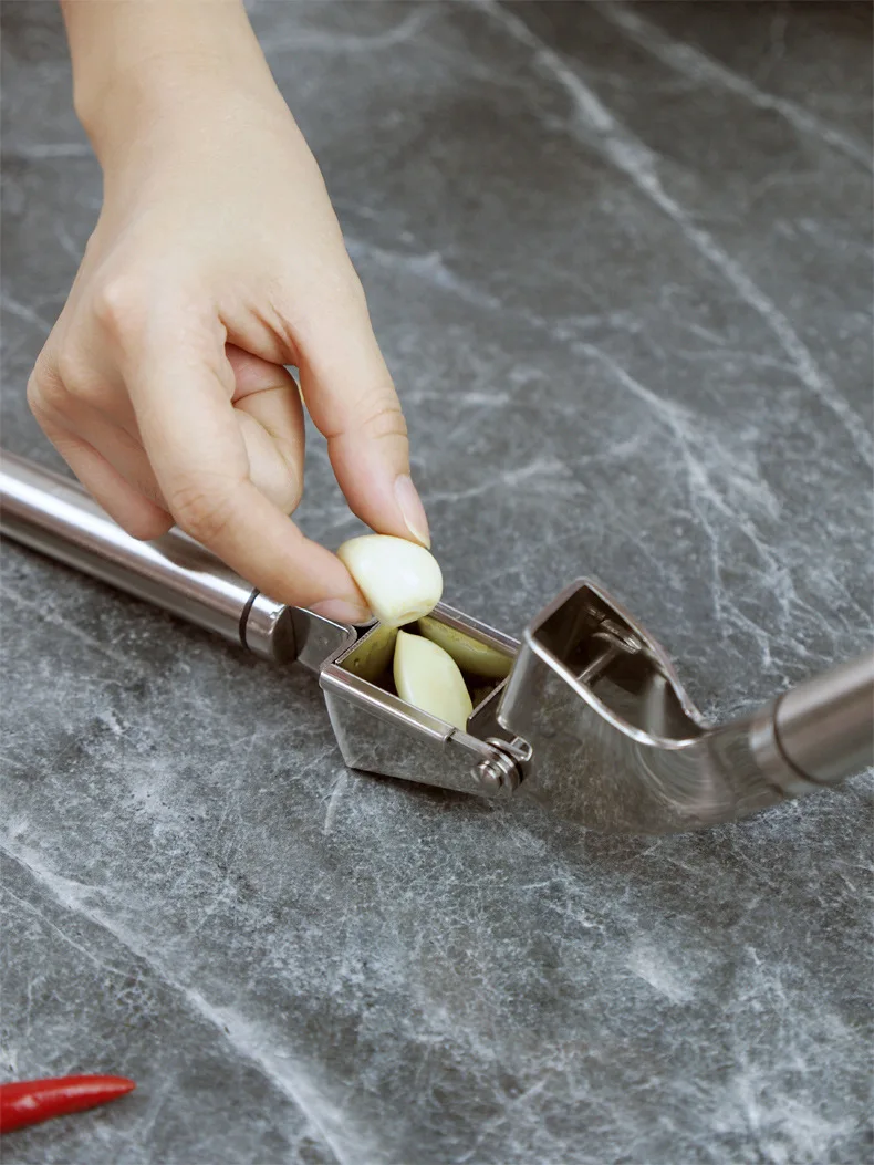 Trituradora de prensa de ajo d - Kitchen Gadgets Peeler reseña y precio