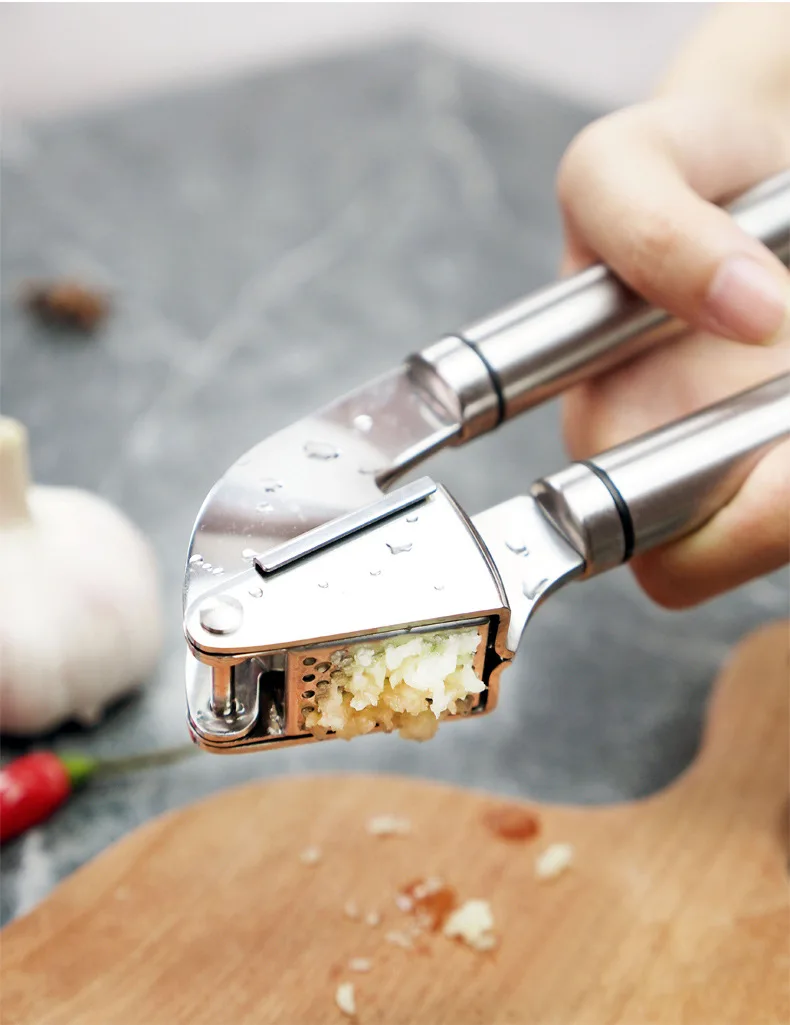 Trituradora de prensa de ajo d - Kitchen Gadgets Peeler reseña y precio