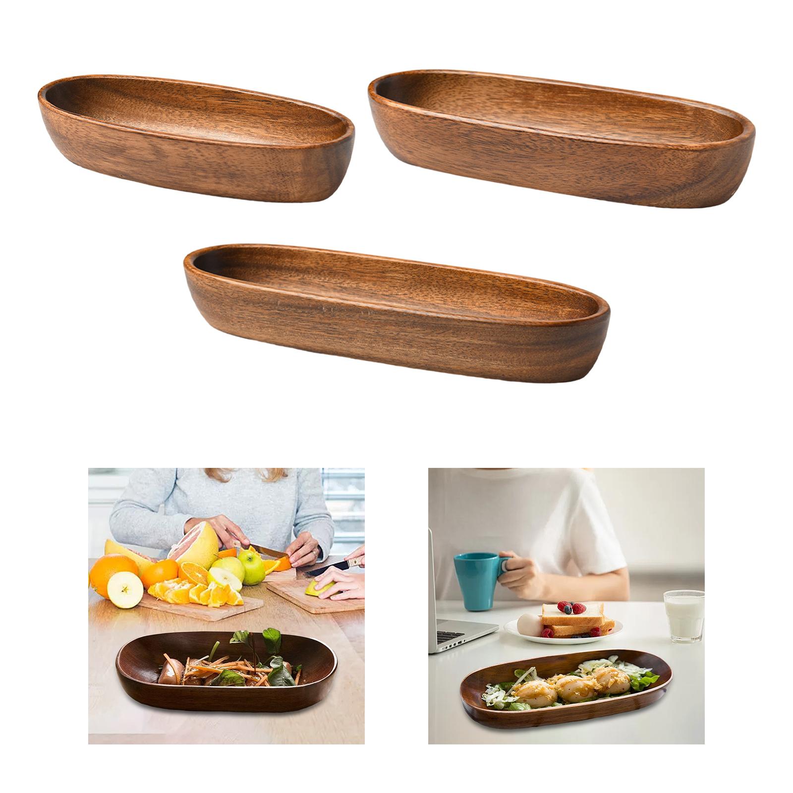 Plato de madera para servir, v - Kitchen Room Gadgets reseña y precio