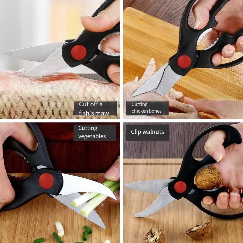 Tijeras de cocina de acero ino - Kitchen Gadgets Latest reseña y precio