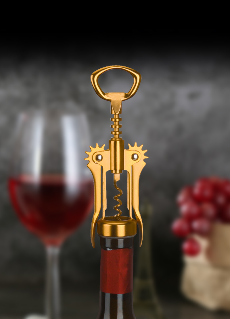 Sacacorchos de oro oscuro con  - Kitchen Gadgets Gold reseña y precio